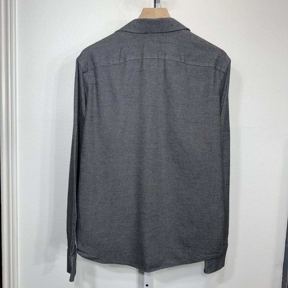 UNTUCKit Veneto WF Wrinkle-Free Button Down Shirt Preppy Office Gray Mens M - Picture 3 of 8